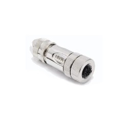 Connecteur femelle M12, 8 pol., codage A IP67, 2A, blindé